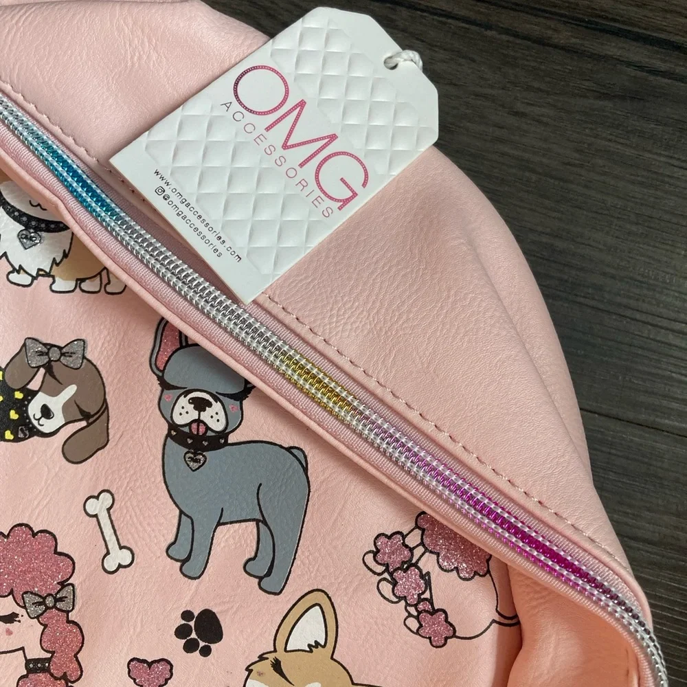 OMG dog book bag new